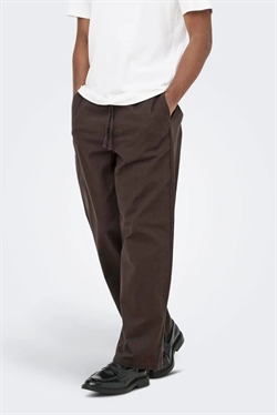 Only & Sons Daves Wide Linen Coffee